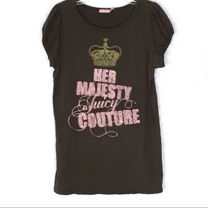 Juicy Couture women's xl olive green t shirt